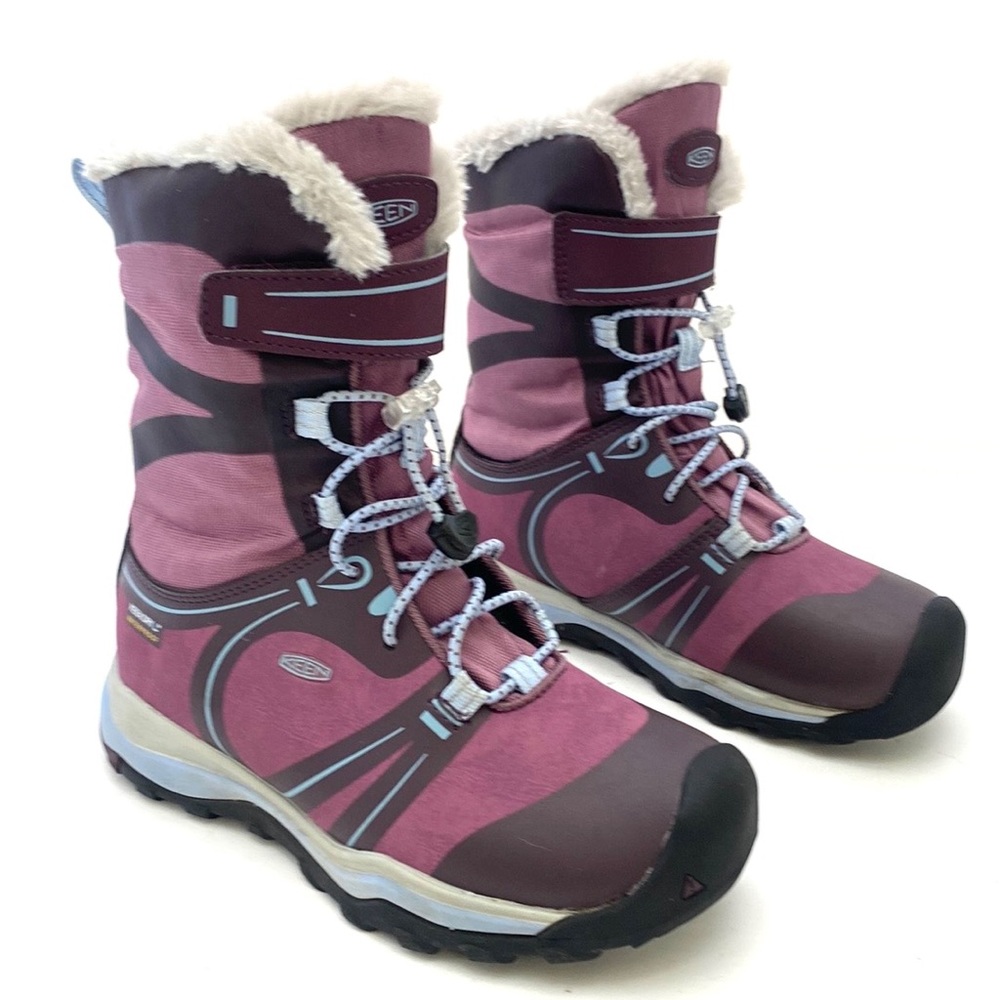 KEEN Youth Purple Terradora Winter Waterproof Boot